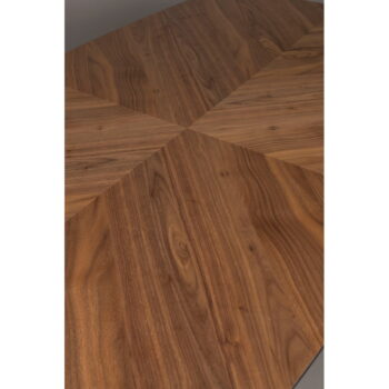 Jedálenský stôl s doskou v dekore orechového dreva 90x165 cm Clover – Dutchbone - Image 8