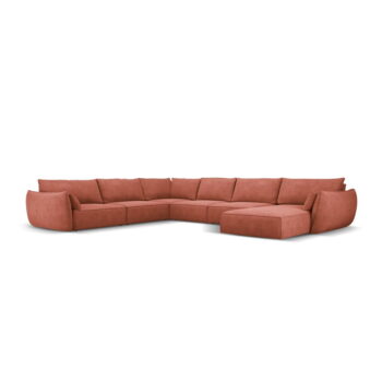 Červená rohová pohovka (ľavý roh) Vanda - Mazzini Sofas - Image 2