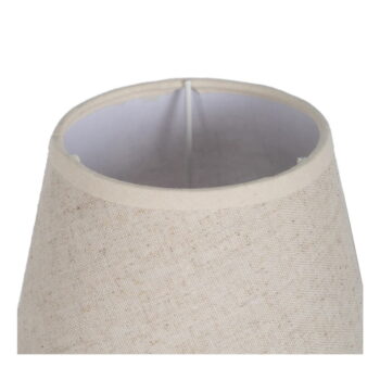 Čierno-krémová stojacia lampa s textilným tienidlom (výška 138 cm) – Ixia – Obrázok 5