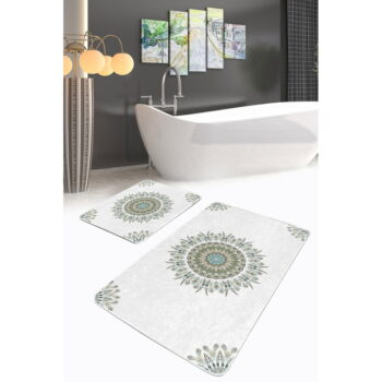 Biele kúpeľňové predložky v súprave 2 ks 60x100 cm – Mila Home - Image 2