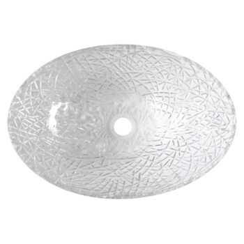 Sklenené umývadlo 50x36 cm Purus – Sapho - Image 3