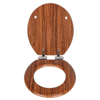 Záchodová doska s automatickým zatváraním 37 x 43 cm – Wenko - Image 2