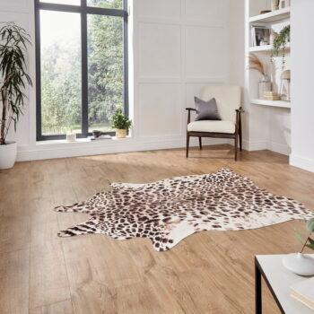 Hnedo-béžový koberec 195x155 cm Faux Leopard - Think Rugs – Obrázok 3