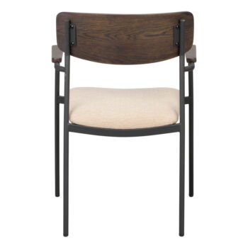 Krémovo-tmavohnedé jedálenské stoličky v súprave 2 ks Maymont – Rowico – Obrázok 7