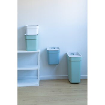 Svetlomodrý odpadkový kôš na triedený odpad z recyklovaného plastu 20 l Ready To Collect – Curver - Image 7