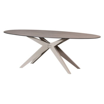 Hliníkový záhradný jedálenský stôl 100x220 cm Elk – Exotan – Obrázok 3