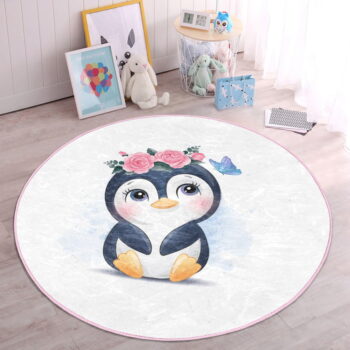 Biely detský koberec ø 100 cm Comfort – Mila Home - Image 7