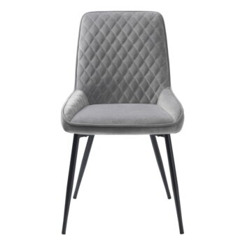 Sivá jedálenská stolička Milton – Unique Furniture