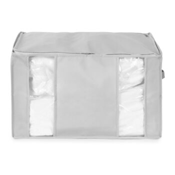 Vákuový/vystužený látkový úložný box na oblečenie 56x42x33 cm Granit – Compactor - Image 6