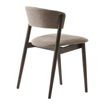 Hnedá/béžová jedálenská stolička Revere – Unique Furniture – Obrázok 4