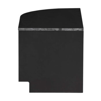 Čierny modulárny TV stolík z borovicového dreva 78x40 cm Finca – WOOOD - Image 2