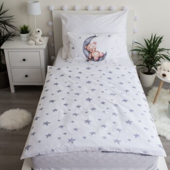 Bavlnené detské obliečky do postieľky 100x135 cm Teddy Bear – Jerry Fabrics – Obrázok 3
