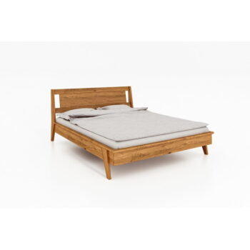 Dvojlôžková posteľ z dubového dreva 200x200 cm Retro 2 - The Beds
