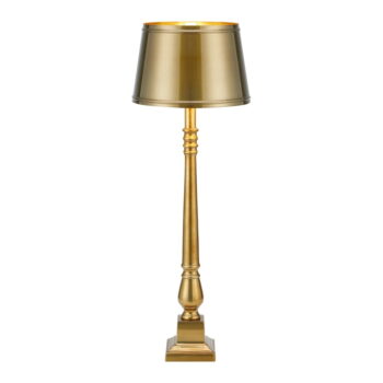 Stolová lampa v zlatej farbe s kovovým tienidlom (výška  66 cm) Metallo – Markslöjd