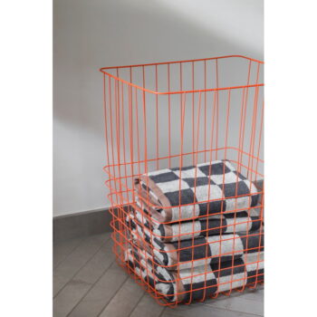 Oranžový kovovo-látkový kôš na bielizeň 64 l Store-It – Mette Ditmer Denmark - Image 4