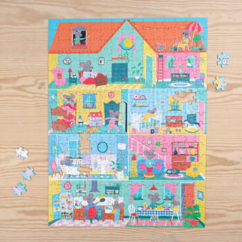 Puzzle (počet dielikov 300) Mouse in a House – Rex London – Obrázok 3