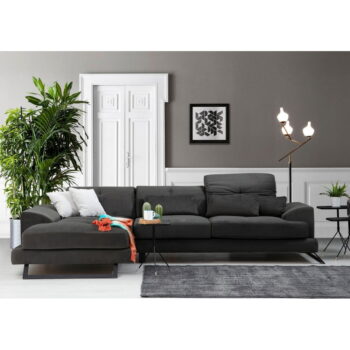 Tmavosivá rohová pohovka (ľavý roh) Frido – Balcab Home - Image 7