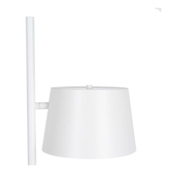 Biela stojacia lampa s kovovým tienidlom (výška 150 cm) – Ixia - Image 4