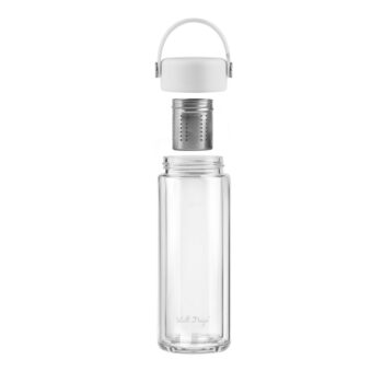 Biela sklenená fľaša 350 ml Fuori – Vialli Design - Image 7
