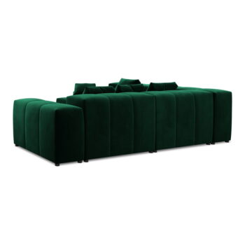Zelená zamatová rohová pohovka (variabilná) Rome Velvet - Cosmopolitan Design – Obrázok 4