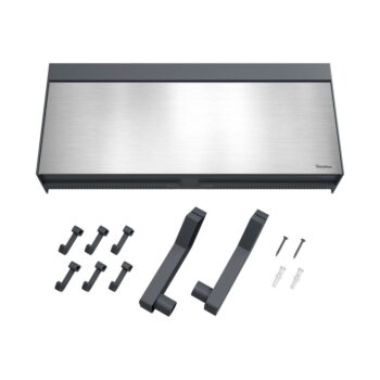 Nástenný držiak na kuchynské utierky a fólie Metaltex Tango Inox – Obrázok 3
