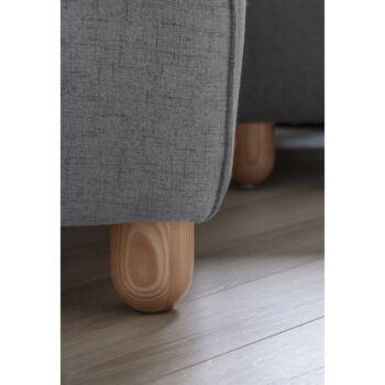 Sivá rozkladacia rohová pohovka (ľavý roh) Bouncy Olli – Miuform - Image 9