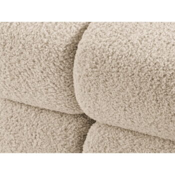 Béžový modul pohovky z textílie bouclé (pravý roh) Bellis – Micadoni Home – Obrázok 7