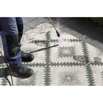 Zeleno-krémový vonkajší koberec NORTHRUGS Malibu, 170 x 120 cm - Image 6