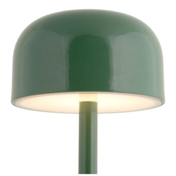 Zelená LED stolová lampa s kovovým tienidlom (výška 24,5 cm) James – Leitmotiv - Image 4