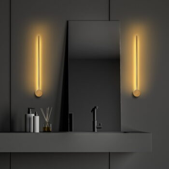LED nástenné svietidlo v zlatej farbe ø 7 cm Sword – Opviq lights - Image 5