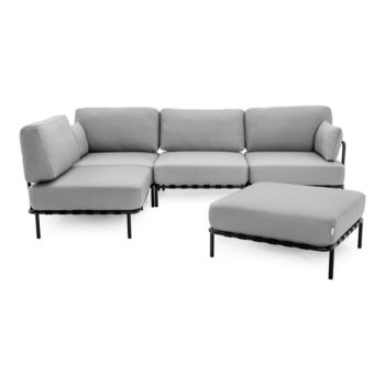 Svetlosivá záhradná modulárna pohovka 234 cm Salve – Sit Sit - Image 10