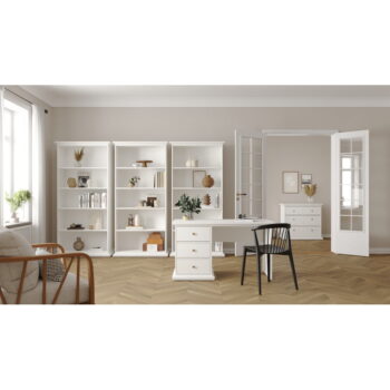 Biela knižnica 96x201 cm Paris – Tvilum – Obrázok 11