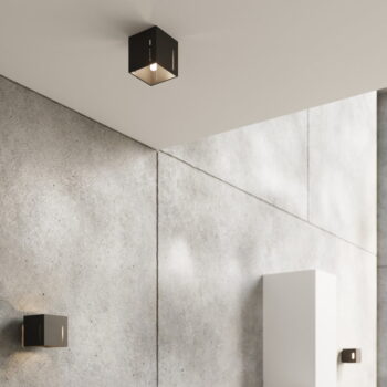 Čierne nástenné svietidlo Pax – Nice Lamps - Image 2