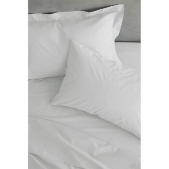 Biely perkálový poťah na rám postele 135x190 cm Easy Iron Percale – Catherine Lansfield - Image 3