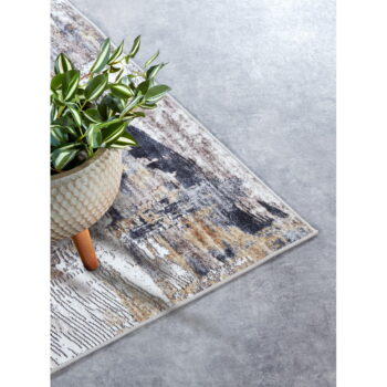 Svetlosivý koberec 120x160 cm Malard Anthracite Gold – Elle Decoration - Image 3
