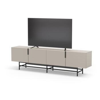 Krémový TV stolík 200x63,5 cm Eldia – Marckeric - Image 6