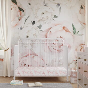 Biela kovová postieľka 70x140 cm Ivy – Støraa – Obrázok 9