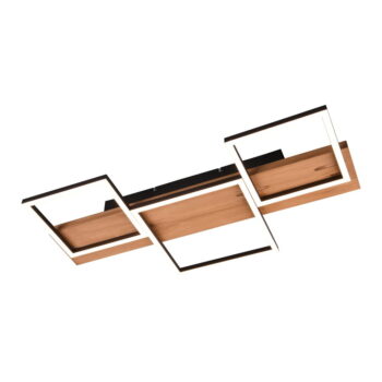 LED stmievateľné stropné svietidlo v čierno-prírodnej farbe 34x65 cm Harper – Trio - Image 6