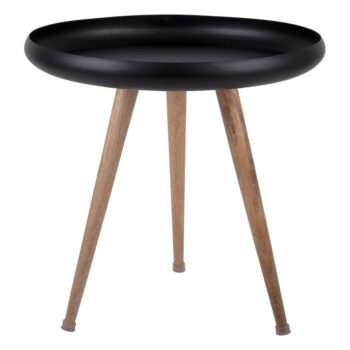 Kovové okrúhle odkladacie stolíky v súprave 3 ks Tripod – Leitmotiv – Obrázok 6