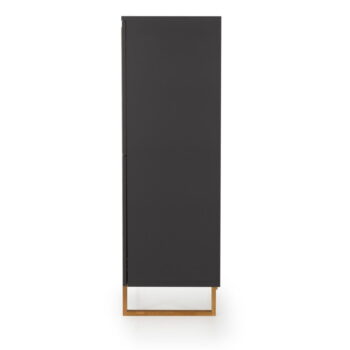 Antracitovosivá komoda s nohami z dubového dreva Tenzo Birka, 118 x 135 cm - Image 6
