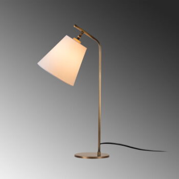Stolová lampa v bielej a bronzovej farbe (výška 67 cm) Salihini – Opviq lights – Obrázok 5