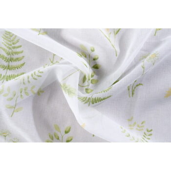 Bielo-zelená záclona 140x245 cm Caledonia – Mendola Fabrics - Image 3