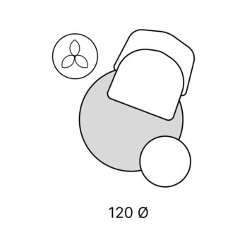 Sivý detský koberec ø 120 cm Comfort – Mila Home – Obrázok 9