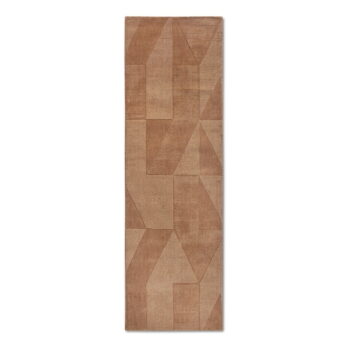 Hnedý ručne tkaný vlnený behúň 80x250 cm Ursule – Villeroy&Boch - Image 7