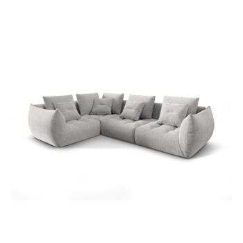 Svetlosivá rohová pohovka (ľavý roh/do L) Bloom – Micadoni Home – Obrázok 3
