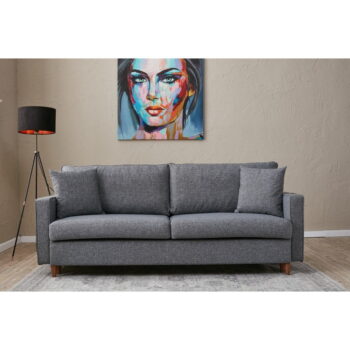 Tmavosivá rozkladacia pohovka 210 cm Eva – Balcab Home - Image 6