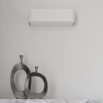 Biele závesné svietidlo so skleneno-textilným tienidlom Kortez – Nice Lamps - Image 5