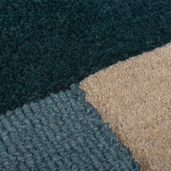 Tmavozelený ručne tkaný vlnený koberec 150x240 cm Labyrinth Shaped – Flair Rugs - Image 3