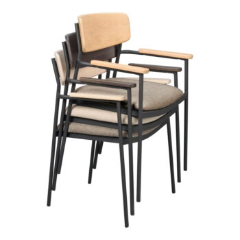 Krémovo-tmavohnedé jedálenské stoličky v súprave 2 ks Maymont – Rowico – Obrázok 8