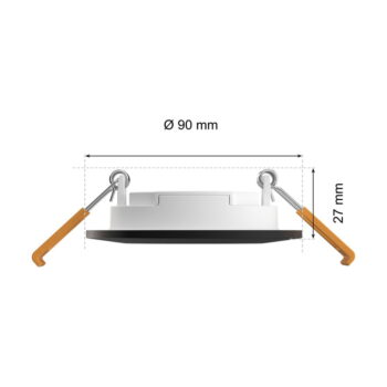 LED/podhľadové inteligentné stropné svietidlo 3 ks 8 W Slim – Philips Hue - Image 4